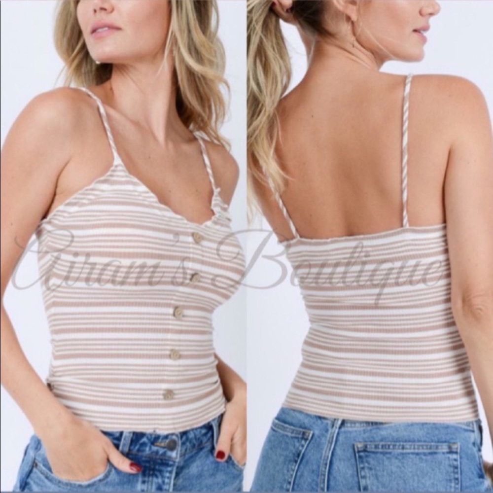 Annie Strip Tank Top